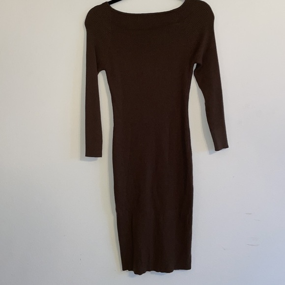 Midi Long Sleeve Sweater Dress - Picture 5 of 7